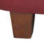 Repose-pieds rond en similicuir avec rangement l 24 po Breyonce-22111162