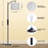 62" Arched Floor Lamp with Remote Control and Bulb Included-1993365009