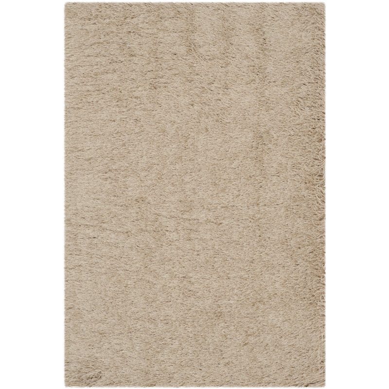 Midville Solid Colour Hand Woven Area Rug, Rectangle 61 x 91 cm