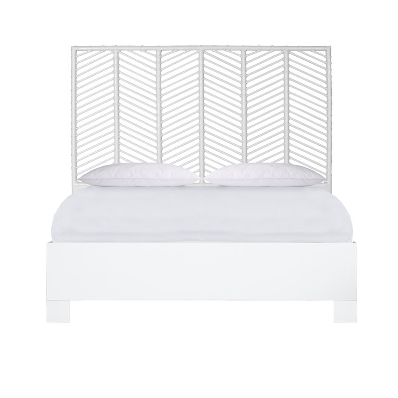 Liam Collection Bed, White, Queen