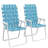 Outsunny Set Of 2 Patio Folding Chairs, Portable And Comfortable For Various Outdoor Activities With Durable Armrests