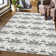 Geometric Machine Washable Rugs Modern Non-Slip Rug for Living Room Bedroom Nursery Dining Table Bedside Decor