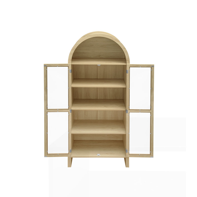 70.28" Tall Arched Kitchen Pantry