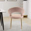 Chaise de salle à manger rembourrée-1232343591