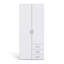Cassiano 2 Door Manufactured Wood Wardrobe