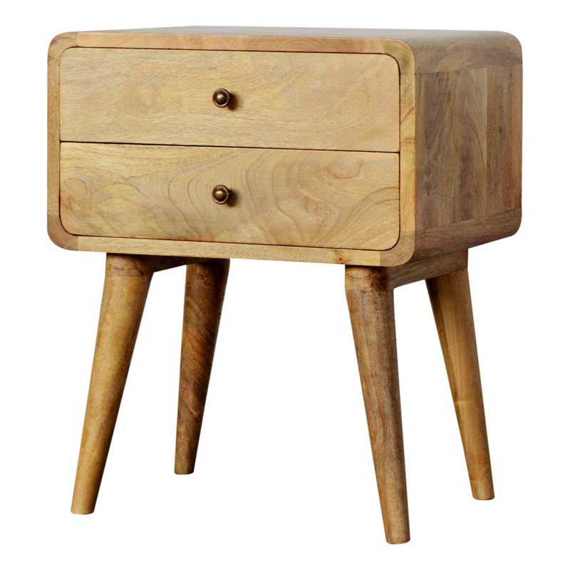 Onamia 17.72'' W Solid Wood Nightstand