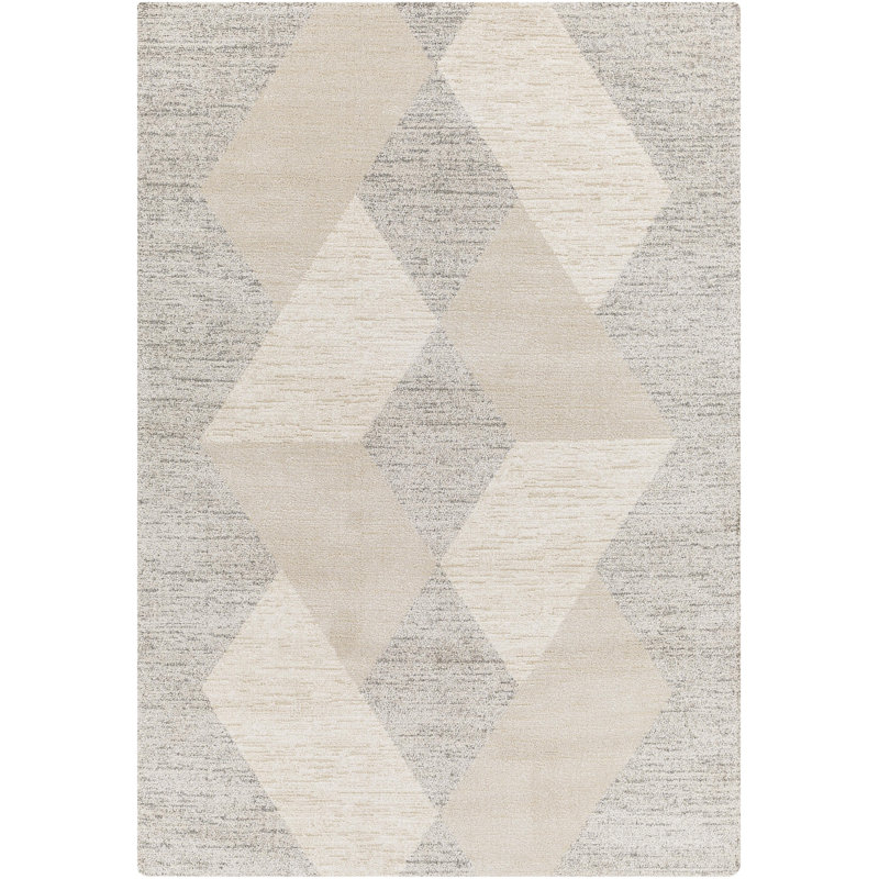 Geometric Indoor Rug, Rectangle 2' x 3'