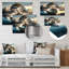 Bonsaï doré - décoration murale moderne en métal-87839001