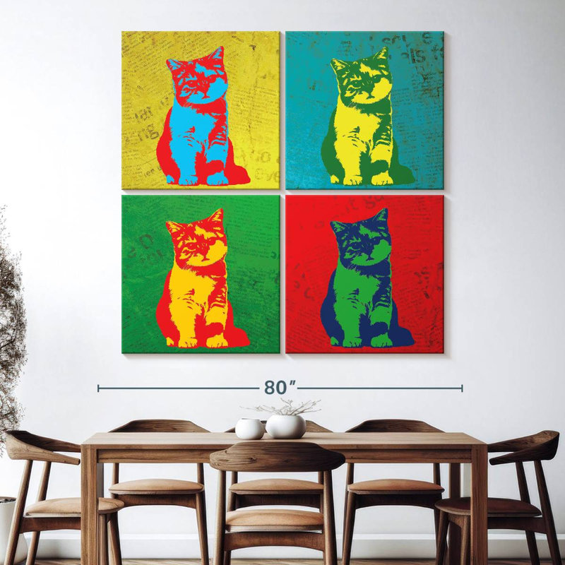 Chatons Brampt Pop Style, H 74 po x l 74 po
