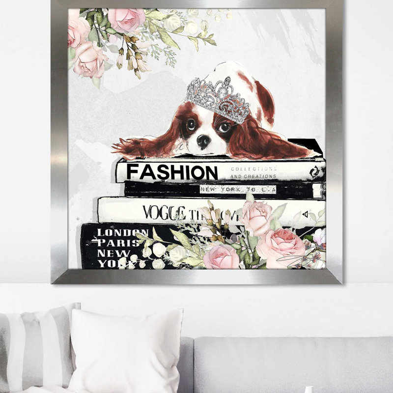 «So Cavalier (Square)» par Jodi - impression, Encadrement argenté, H 37,5 po x l 37,5 po x P 1 po