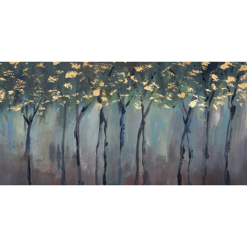 Somber Forest - reproduction sur toile, H 30 po x l 60 po x P 1,5 po