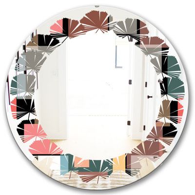 Miroir mural Leaves Square Design II