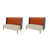 Beige / orange / gris