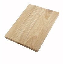 Kitchenaid Classic Rubberwood Cutting Board with Trench, 11x14-inch,  Natural 