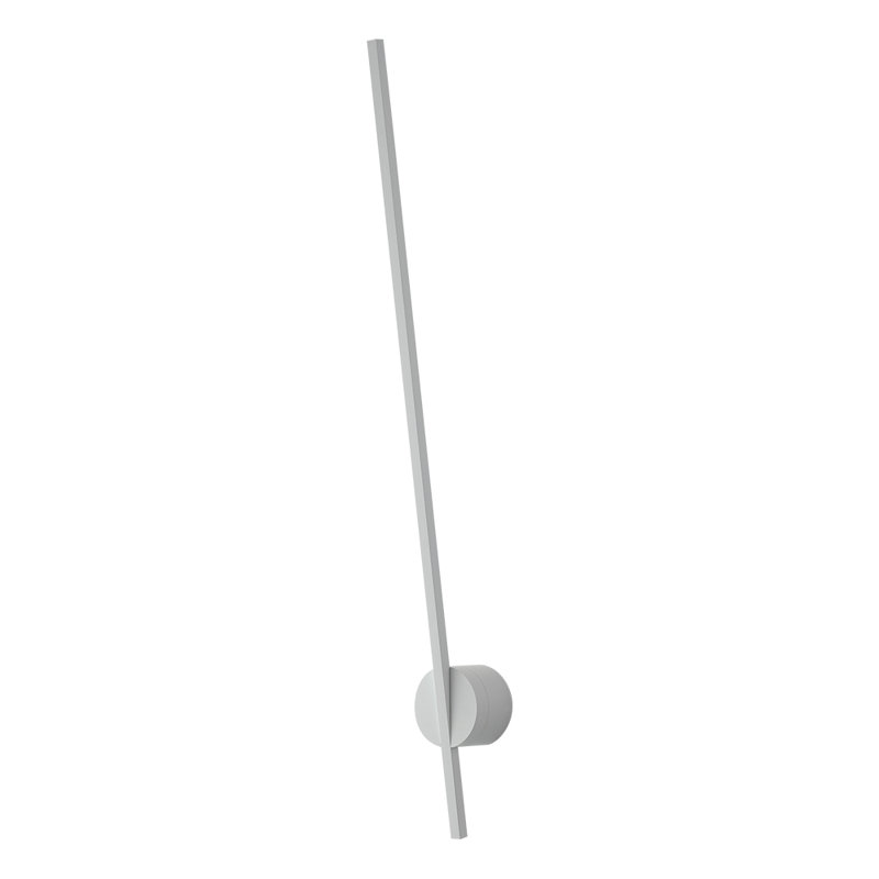Springview Aluminium (hammered) LED Flush Mounted Sconce, White, 4000K
