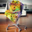 Multicolore peau de lézard écailleuse - coussin imprimé animal-29516630-29516634