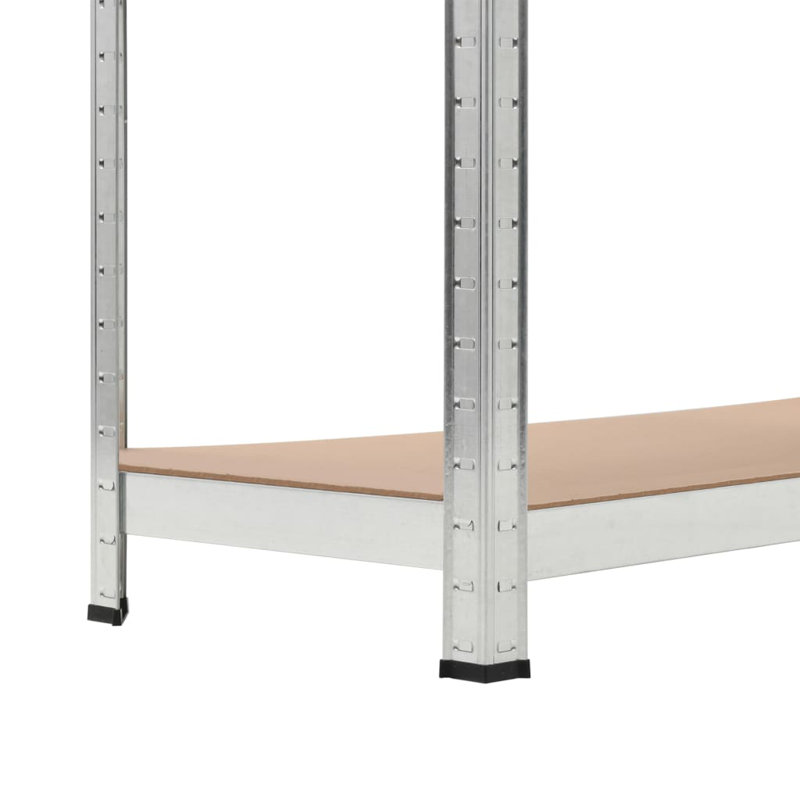 Shelf Storage Bookshelf Shelving Unit 5-Layer Steel and Engineered Wood