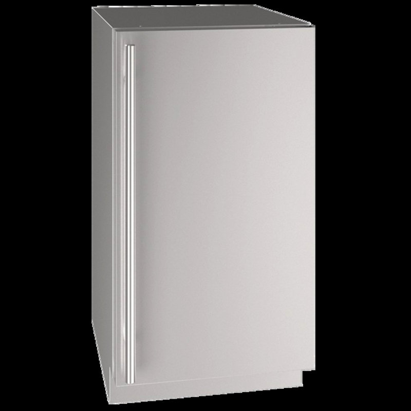 U-Line 18"W. 5 Class 3.7 Cu.Ft. Compact Refrigerator - Stainless Steel