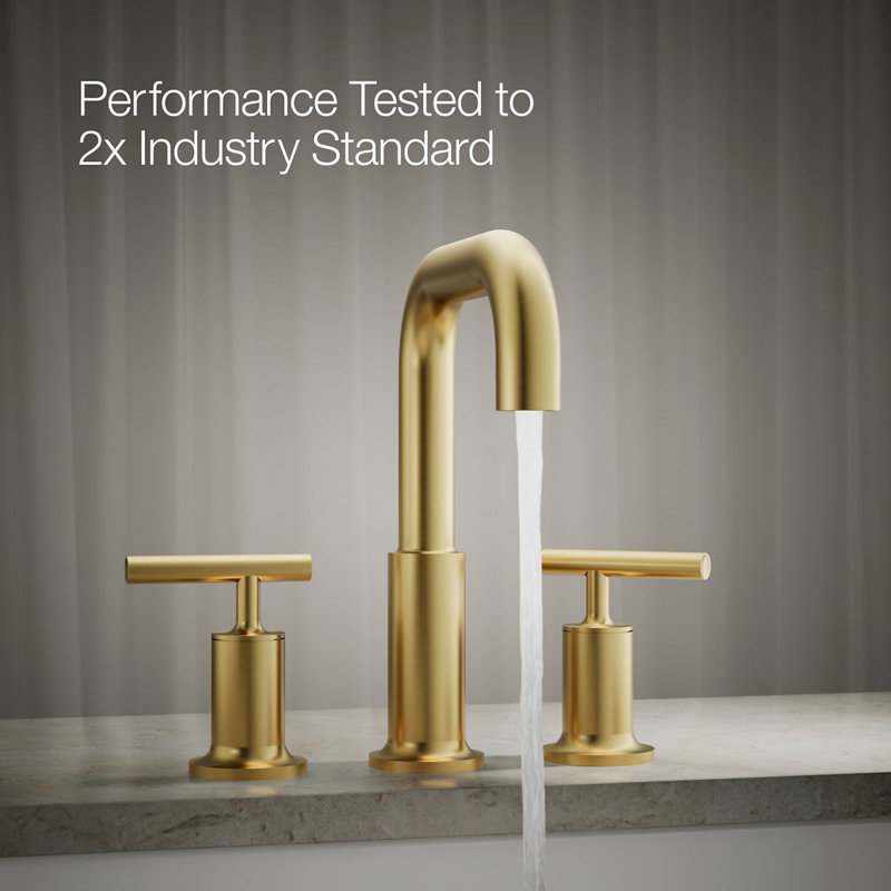 Purist® for Two Deck-Mount Bath Faucet Trim for High-Flow Valve with Lever Handles, Valve Not Included