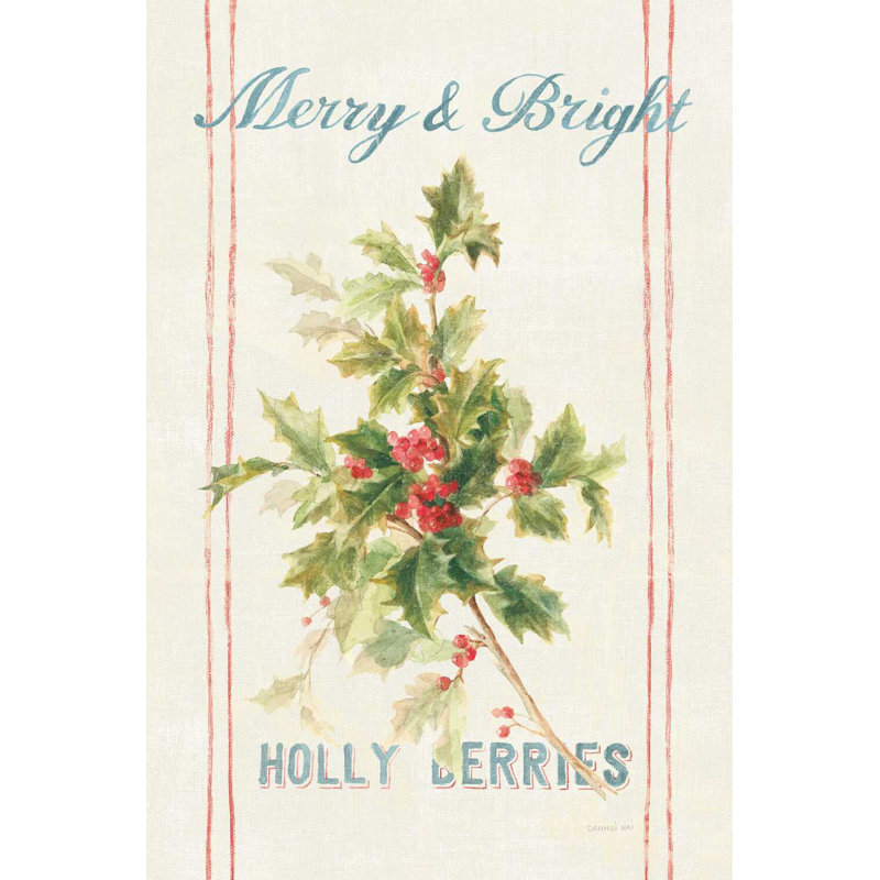Floursack Holiday Bright I, H 36 po x l 24 po x P 1,25 po