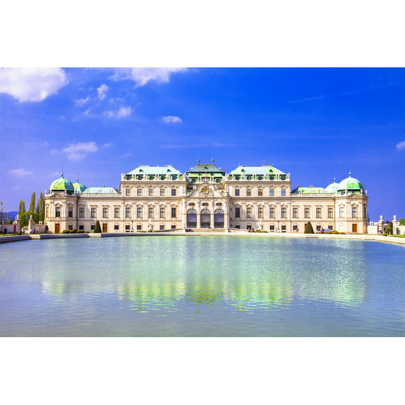 Elegant Beautiful Vienna,Austria by Freeartist - Wrapped Canvas Print, 30cm H x 46cm W