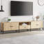Osayande Unfinished TV Stand for TVs up to 88" with Fireplace Included-1950605701