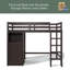 Lit mezzanine simple pour enfants Janitra-2104711316