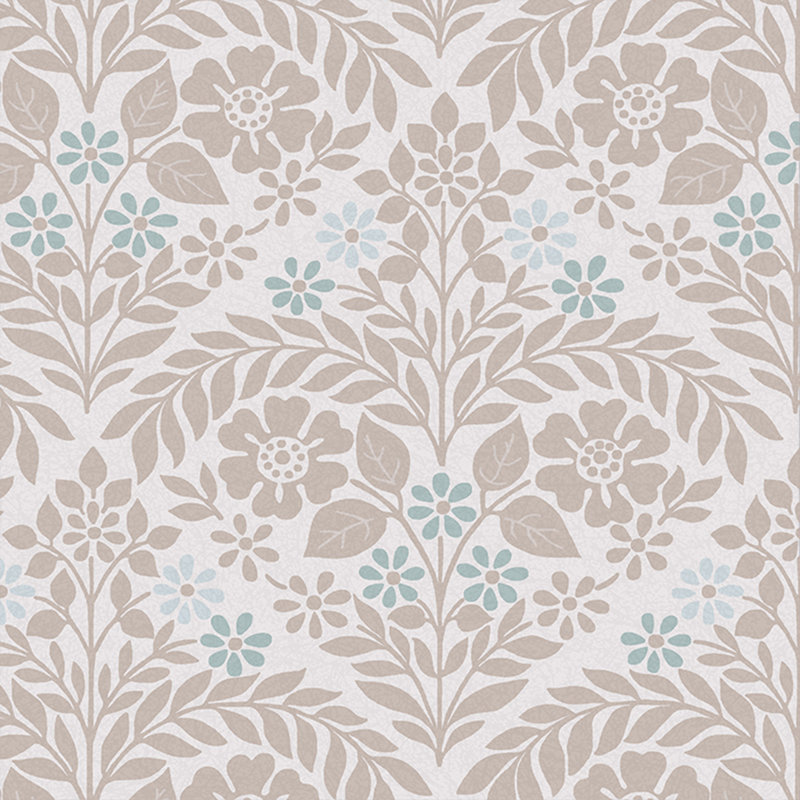 Laura Ashley Margam, papier peint, Gris colombe