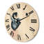 Horloge murale en bois Petit pingouin avec étoiles et planètes II-63902321