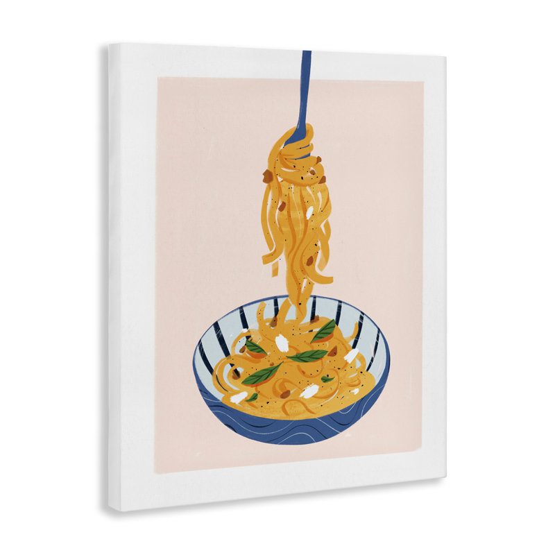  Art moderne sur toile Modern Pasta Bowl par Marina Astudillo, H 48 po x l 36 po