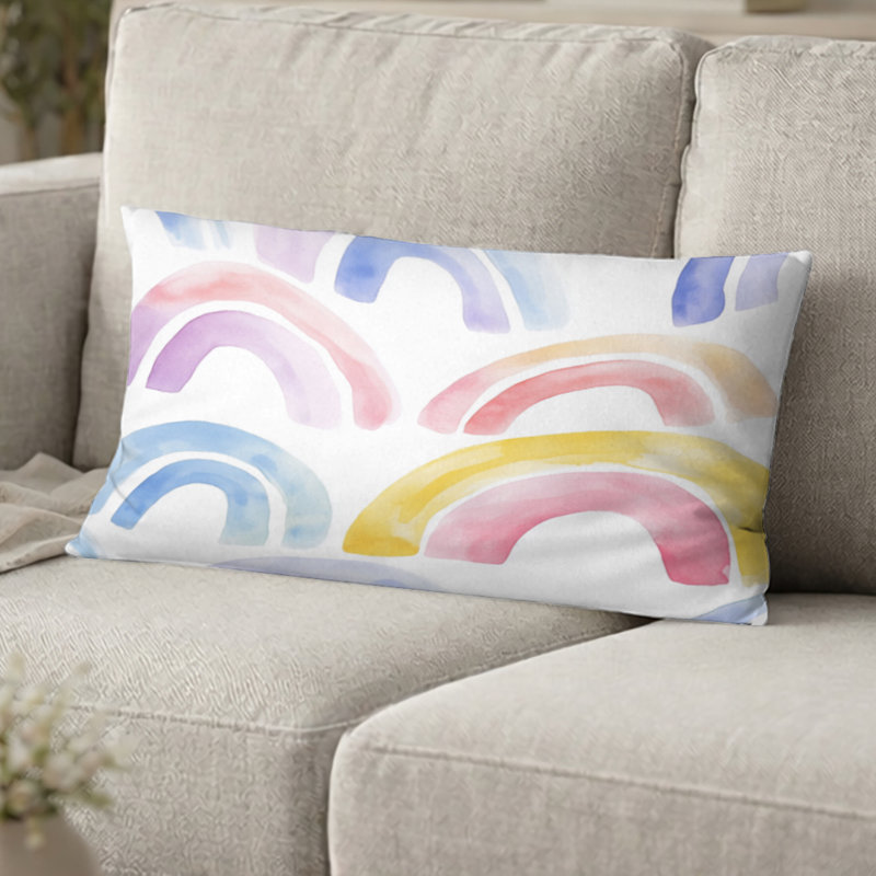 Coussin Ombre - Coussin Boho, H 12 po x l 20 po