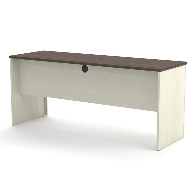 Huche de bureau H 30,4 po x l 71,1 po Balendin, Chocolat / Antigua