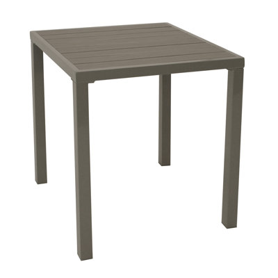 Kalib Square Metal Outdoor Bistro Table , 60cm cm W 60cm cm D
