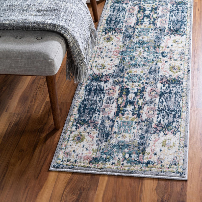 Tapis de couloir beige Ludovica, Tapis de couloir 2 pi 7 po x 10 pi