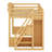 Wooden Loft Bed With Staircase And Wardrobe-1540464993