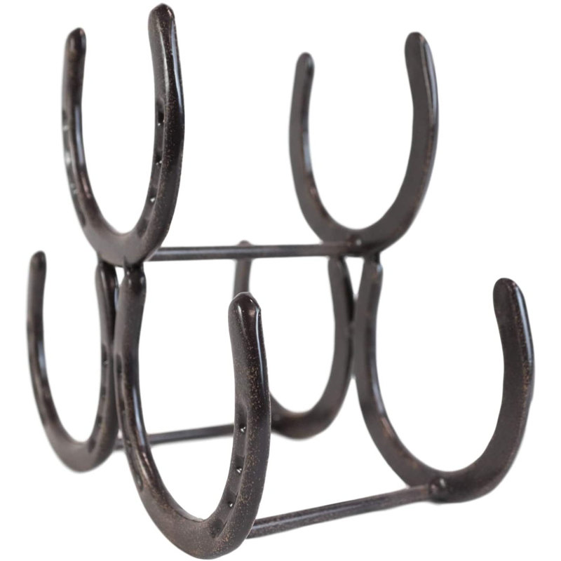Irton Tabletop Wine Bottle Rack in Black