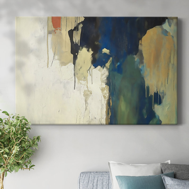 Paysage abstrait, série XIX, H 18 po x l 27 po