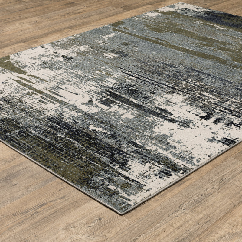 Belinda Abstract Indoor Rug, Rectangle 3'3" x 5'