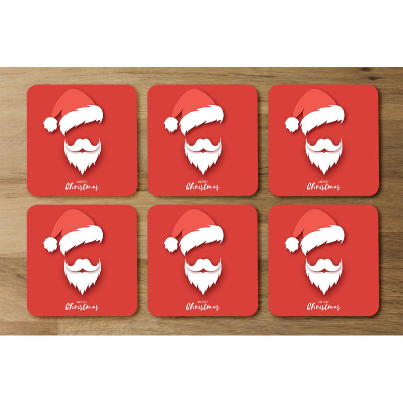 Square 6 Piece Coaster Set