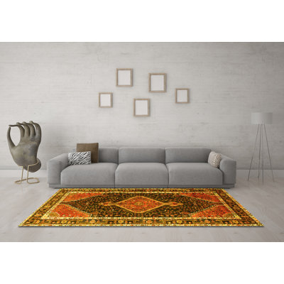 Washable Southwestern Indoor Rug