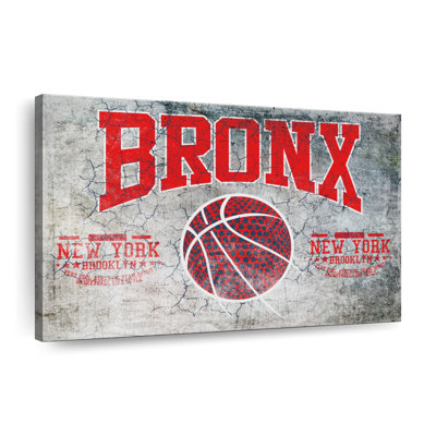 Bronx Basketball - impression sur toile tendue
