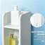 MDF / Particle Board Freestanding Linen Cabinet