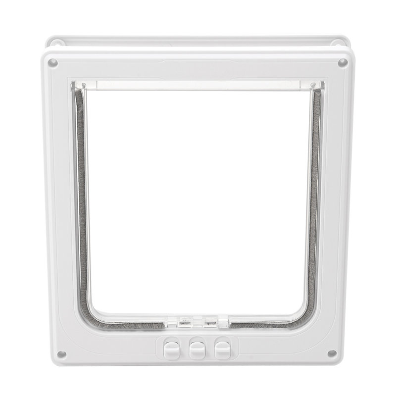 Plastic / Acrylic Pressure Mounted Pet Gate With Door, 25 x 23.50 cm