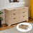 Jahree 47.24" W 6-Drawer Manufactured Wood Dresser-1975266353