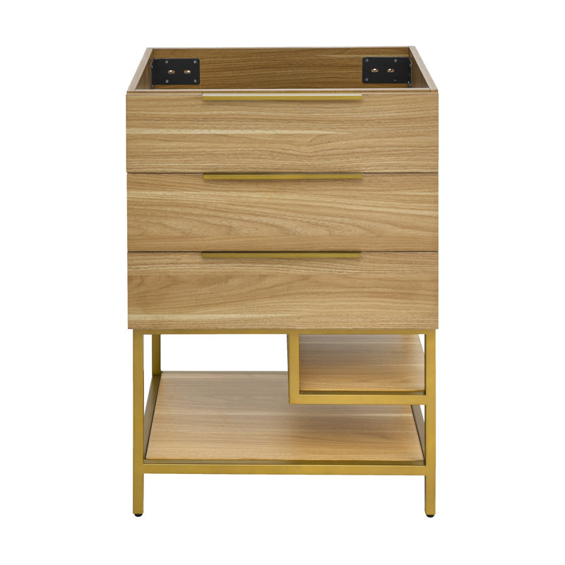 Meuble-lavabo 24 po Carre (armoire seulement)