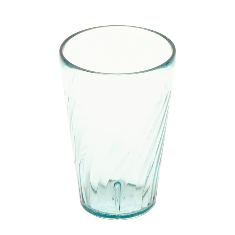 GET Gobelets en plastique incassables et sans BPA Tahiti, 24 onces, bleu (ensemble de 12), Verre à vin, Vert