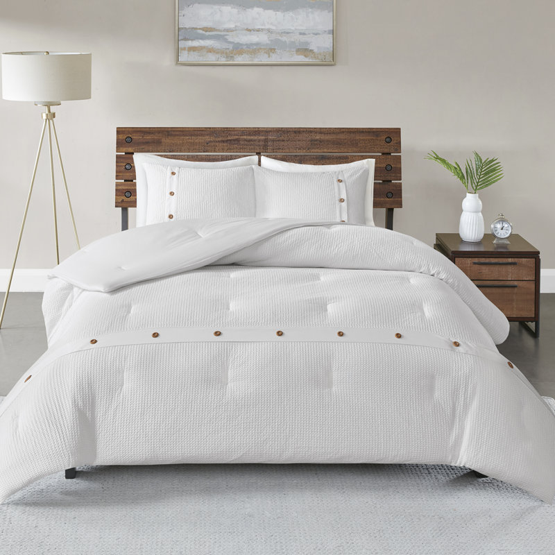 Marcus Cotton Comforter, Full/Queen Comforter + 2 Shams