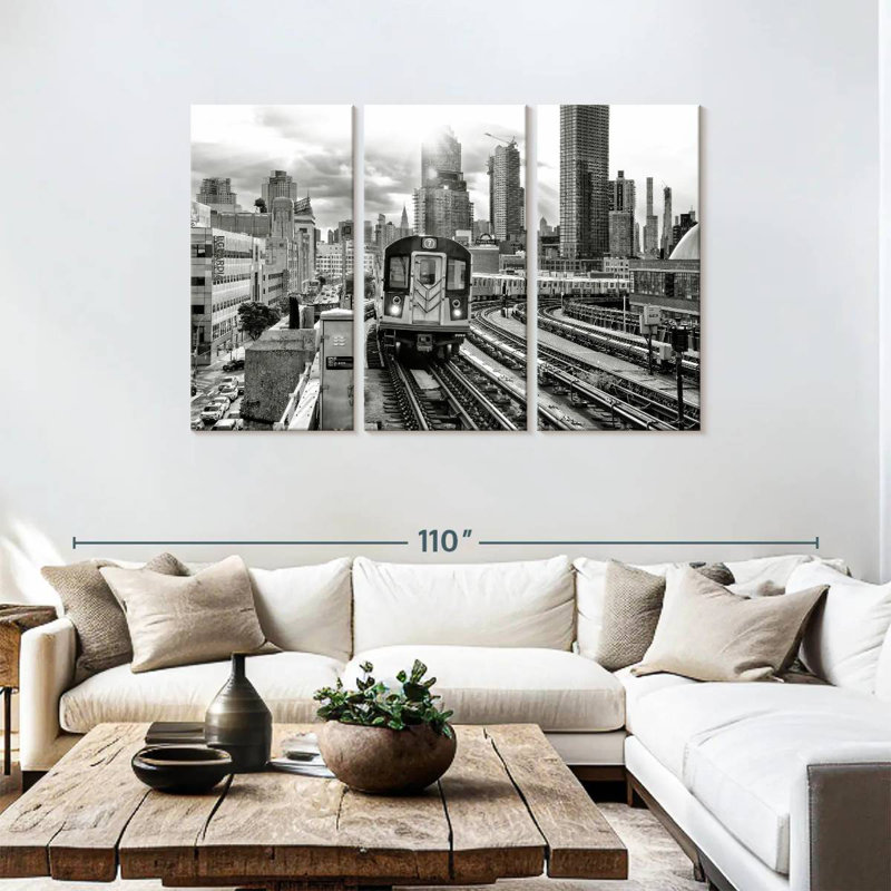 Mehar Line 7 Subway, 48" H x 74" W