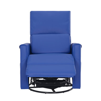 29.13" Wide Faux Leather Power Swivel Recliner