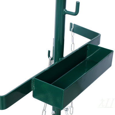 440lbs capacity Cylinder Cart,WELDING CYLINDER HAND TRUCK,Large Dual Oxygen Tank Cart Dolly With 10-Inch Solid Rubber Wheels